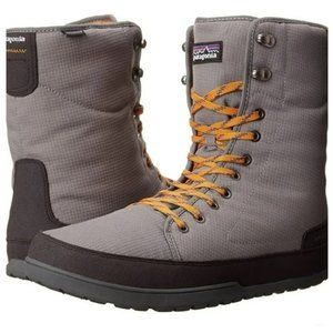 Patagonia Men's Activist Puff High Waterproof Snow Boot (Nickel/Bengal Gold)